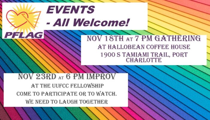 PFLAG eVents